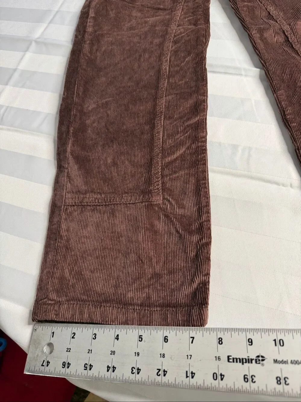 NWT Free People High Rise Straight Leg Brown Corduroy Pants Size 26 New